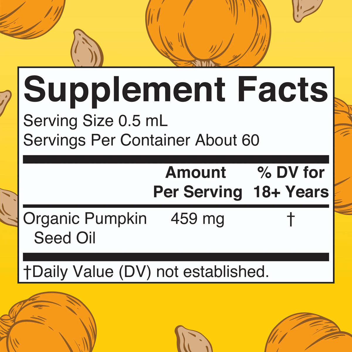 Organic Pumpkin Seed Oil Liquid Drops