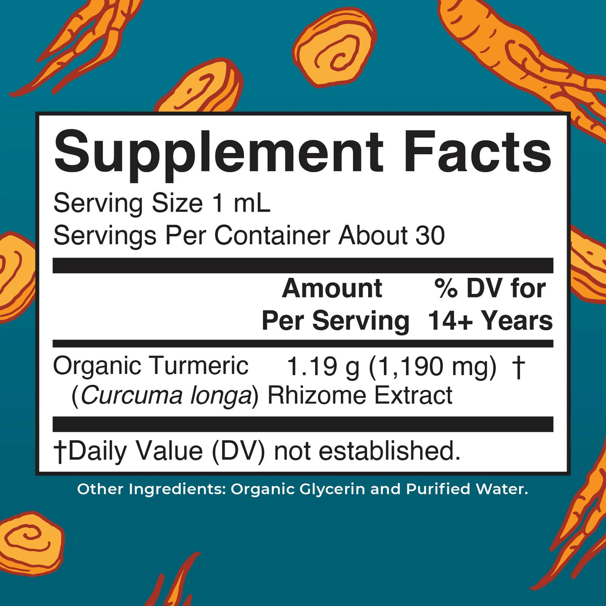 Organic Turmeric Herbal Drops